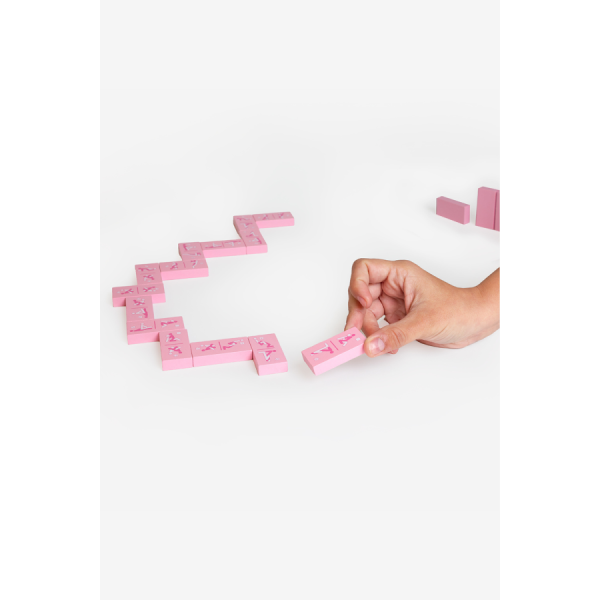 Jeu en bois DOMINO coquin 